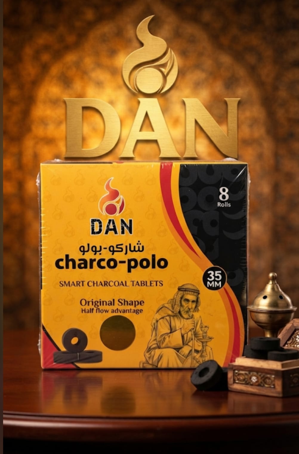 DAN Tablet Charco Lite  Polo 35 mm 80pcs 